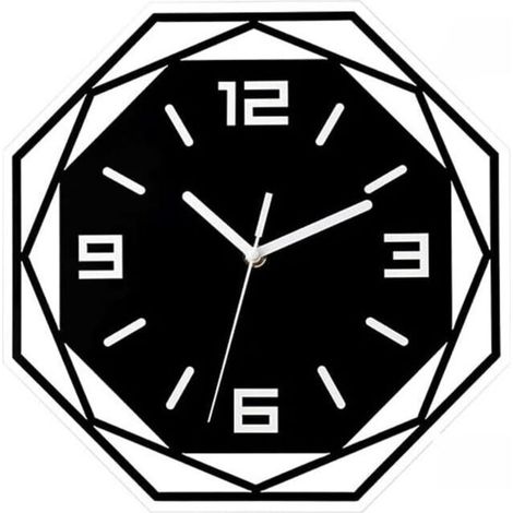 Modern acrylic wall clock, decorative clock for living room, home, silent wall clock, alarm clock, wall clocks (1/4)