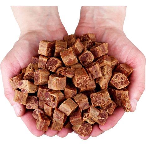 Premios, snacks y cubos para perros con cordero y bacalao Hau&Miau 500g (1/3)
