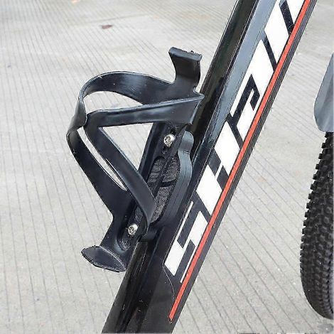 Schwarze Halterung für Smart Locator und Flaschenhalteradapter, GPS-Tracker-kompatibles Fahrradzubehör, robuste Lenkerhalterung, universelles Montageset (1/5)
