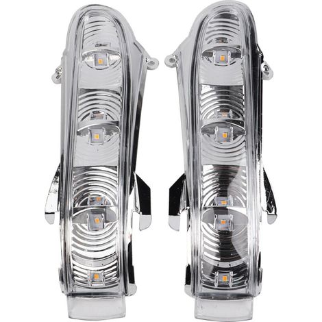 LED-Blinkerspiegel für Mercedes W215/W220 (1999–2003) – klare Linse – einfache Installation (1/4)