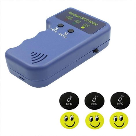 Lecteur-copieur RFID portable 125 kHz TK4100 EM4100, graveur de badges T5577 EM4305 (1/5)