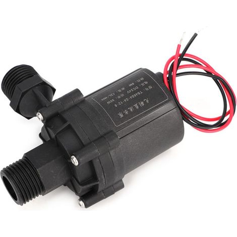1 Pompe à eau 24V sans balais, arbre céramique, protection marche à sec, pour distributeur et chauffage (1/5)
