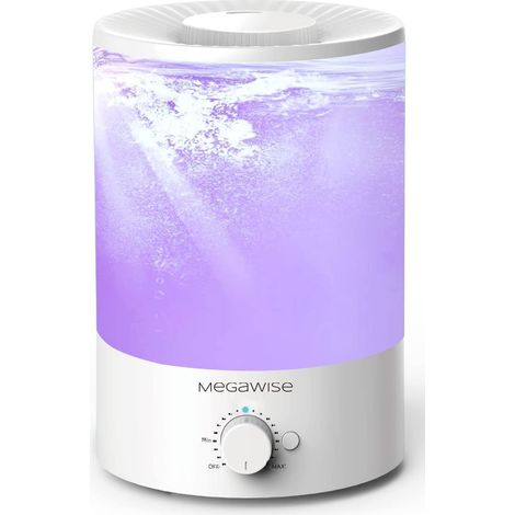 Humidificateur à Brouillard Froid Pour Bébé, Chambre à Coucher, Crèche, Maison et Bureau Vaporisateur Ultra - Silencieux à Ultrasons, Remplissage Supérieur Grand Format 3,5L (1/5)