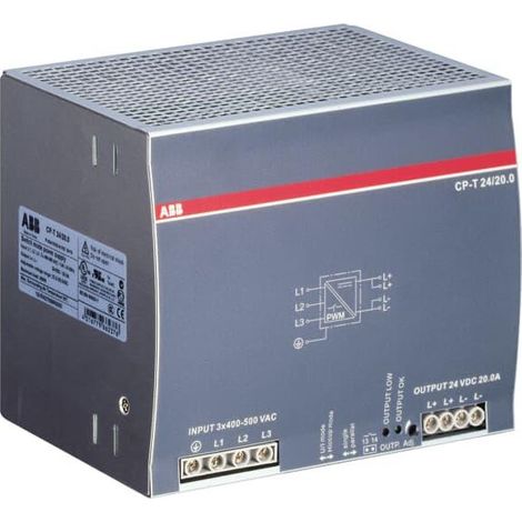 Alimentations à découpage Abb 20A triphasé 24VDC 480W CPT2420