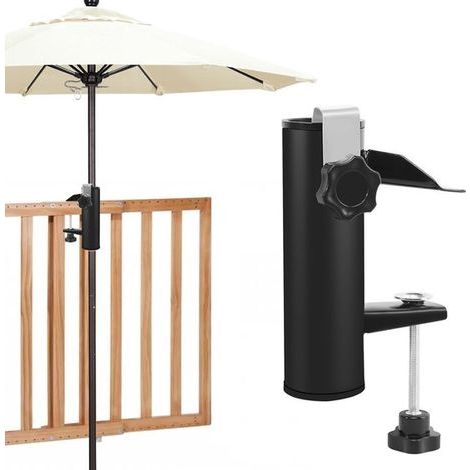 Verstellbarer Schirmständer – 31 cm – Sonnenschirmverbinder – Universeller Schirmständer (1/5)