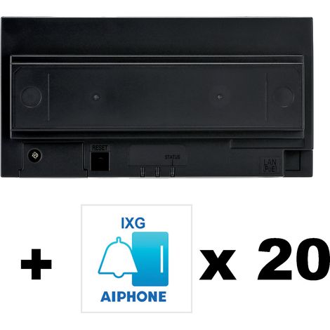 Passerelle IP avec 20 licences (8 smartphones par licence) IXGWGW20FR AIPHONE 201016