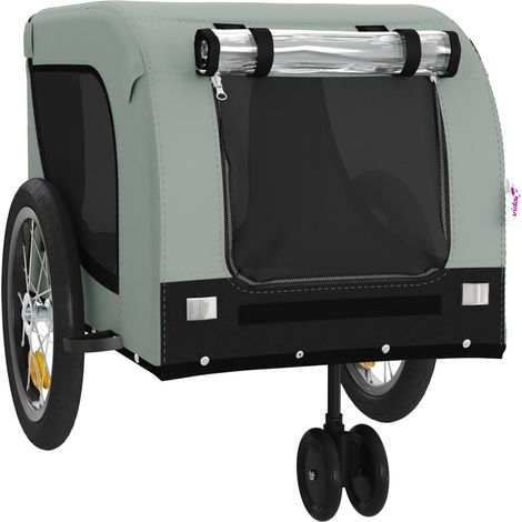 Rimorchio/carrello per animali domestici grigio 020044268