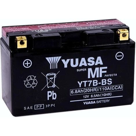 Yuasa YT7B-BS AGM Batterie 12V 6,5Ah 110A Wartungsfrei