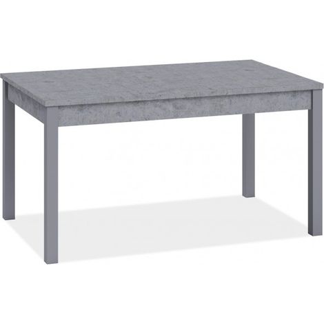 Tavolo allungabile cemento 120 x 80 cm - Cuneo (1/3)