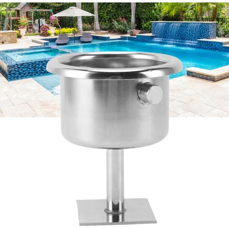 Accessoires de Fixation pour Ligne d'Eau en Acier Inoxydable Support de Fond pour Cordes Flottantes Piscine (1/5)