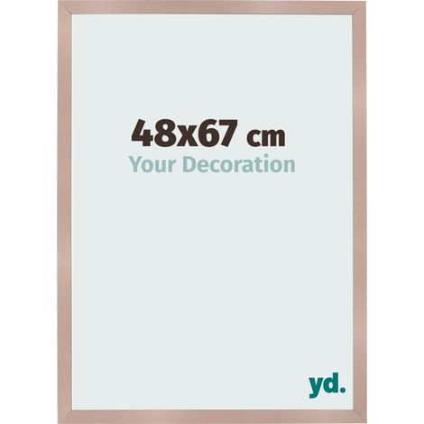 yd. - Cadre photo 48x67 - Rose Ancien - MDF - Bologna (1/5)