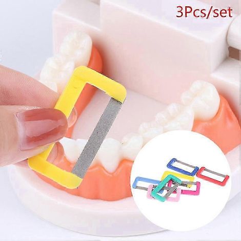 Bandes de polissage interproximales orthodontiques pour l'émail (lot de 3) - Soins dentaires (1/5)