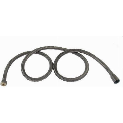 Cleafe - Tubo Laccio Flessibile Doccia Doccetta Vasca Bagno 1.5mt Universale 87136 Grigio - (1/2)