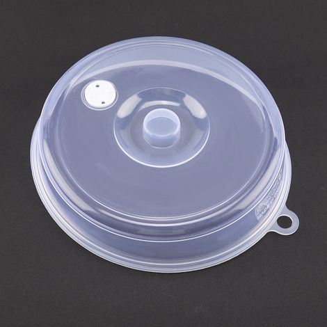 Couvercle spécial pour four à micro-ondes, résistant à l'huile et à la chaleur, couvercle hermétique en plastique pour plats de réfrigérateur (L) (1/5)