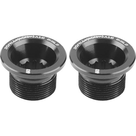 2X pour kit de boulons de vilebrequin Hollowgram SiSL2 - Noir - KP251/ (1/5)