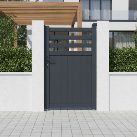Portillon aluminium anthracite 100x158 cm AXIS VECTO (1/5)