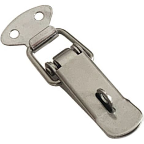 Serrures L106 3 Pièces - Fermoir à Bec de Canard Métallique Anti-Oxydation avec Ressort, pour Boîtes à Outils, Valises et Cartons (45x16mm)
