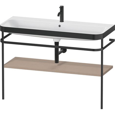 Duravit Happy D.2 Plus c-bonded Set avec console métallique,