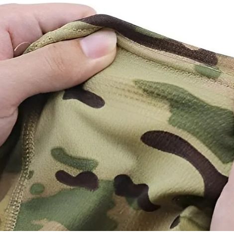 Masque de cyclisme, camouflage, respirant, évacuant la transpiration, foulard intégral, unisexe, convient pour le ski, la randonnée et la chasse, taille unique. (1/5)