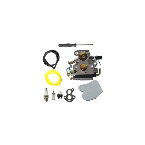 Lntyq Carburateur avec Tournevis de Réglag Filtre à Air pour Husqvarna 235 235E 236 236E 240 240E C1T-W33 4 Zama Trononneuse Remplace