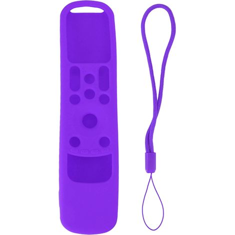 Housse de protection en silicone antichoc pour télécommande MR21GA MR21GC, couleur violette (1/5)