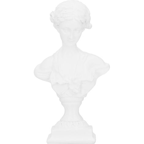 Statuette Rétro Style Européen en Résine, Décoration d'Intérieur Élégante - Modèle BS-1023 Blanc (1/5)