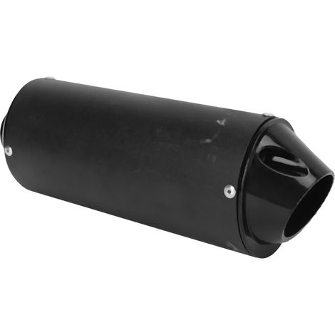 Pot d'échappement silencieux de 28 mm avec collier de serrage, compatible avec les motos Pit Pro et Trail de 110 cc, 125 cc, 140 cc, 150 cc et 160 cc. (1/5)