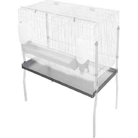 Plateau de cage de poulets maxi, 120 x 65 x 3 cm