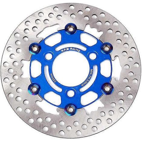 Disque de frein universel CNC pour moto, 220 x 57 mm, compatible Honda et Yamaha (modification possible - 220 x 70 mm).