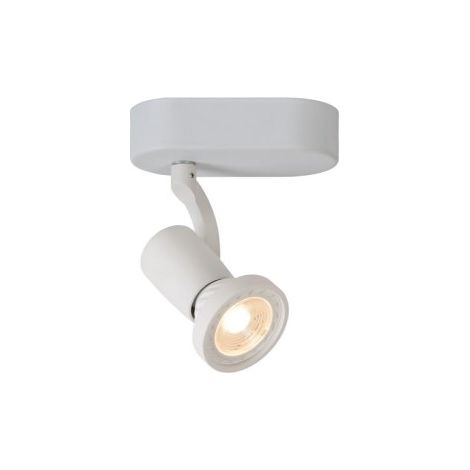 Faretto Lucide Jaster bianco GU10 LED 5W 2700K orientabile