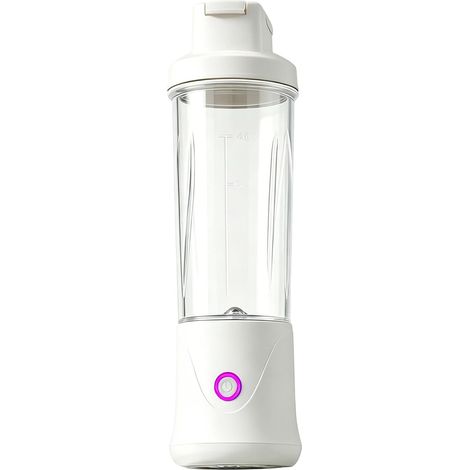 Mini-mixeur portable sans fil (450 ml) – Extracteur de jus et smoothie pour la maison, le bureau et les voyages – Mixage efficace et fonction jus automatique (1/5)