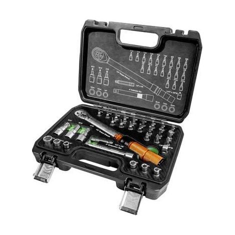 Brüder Mannesmann M18315 Juego de llaves dinamométricas plata 5-25 Nm