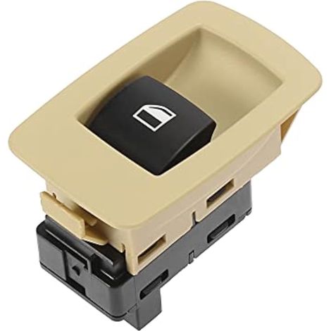 61316945876 Interrupteur de lève-vitre électrique de remplacement marron pour BMW 325i X5 X6 335i 323i 328i X3 328xi 325d (1/4)