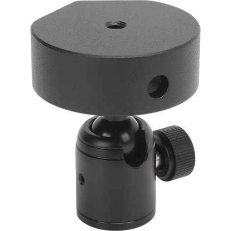 Lot adaptateur trépied satellite aluminium tête articulée et support pour Mini noir (1/5)