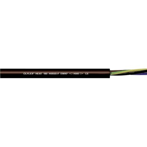 Lapp LAPP ÖLFLEX HEAT 180 câble noir 1 mm² 3 conducteurs
