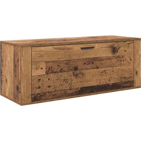 Armario para Zapatos con estante Madera vieja 100 x 35 x 38 cm vidaXL