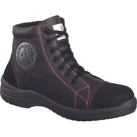 Lemaitre – Chaussure de sécurité femme S3 P38 – Cuir pleine fleur hydrofuge – Semelle anti-perforation – Confort anti-fatigue Parabolic® (1/4)