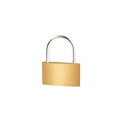 Crezuo 60mm Universal-Vorhängeschloss aus Messing mit 3 Schlüsseln, langem/kurzem Bügel für Spinde, Gartenhäuser und Rucksäcke