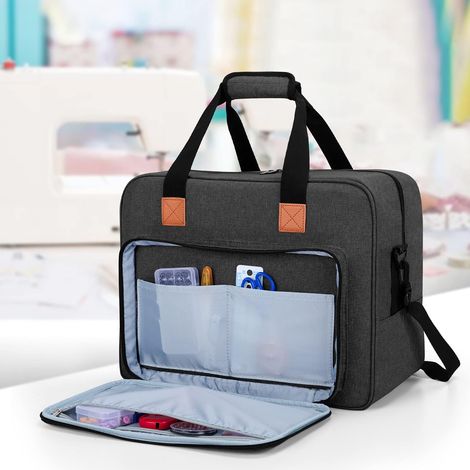 Borsa per macchina da cucire – Borsa portaoggetti per macchina da cucire, borsa per accessori per macchina da cucire, nera (1/3)