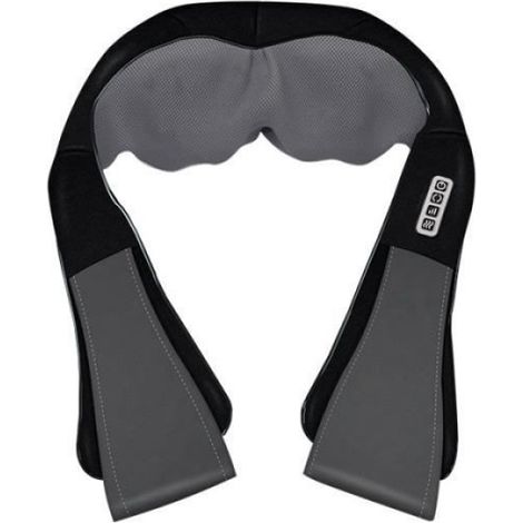 Appareil de massage,Masseur électrique Shiatsu pour le dos,les épaules,le cou et le corps,châle - Black-UE Plug