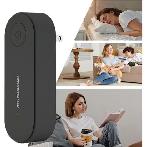 Ionisator-Luftreiniger zum Einstecken, Ionen-Luftreiniger, Negativ-Ionen-Generator, Negativ-Ionen-Diffusor, beseitigt Gerüche und Staub für Wohnzimmer, Schlafzimmer, Büro, Küche, Toilette (1/5)