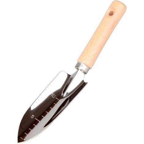 Stainless Steel Garden Shovel Gardening Transplanter Solid Gardening Shovel Portable Multifunctional Shovel for Indoor Outdoor Planting Shovel, Transplanting, Weeding, Camping (1/5)