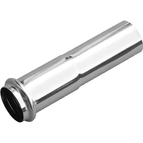 Canotto telescopico in ottone cromato  32 l= 130 mm