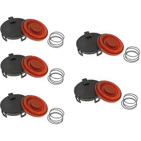 Lot de 5 couvercles de soupapes de moteur avec membrane pour modèles N47 N47S X1 X3 E60 E61 E81 E82 (1/5)