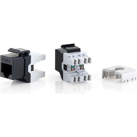 Connectors equip Keystone Cat.6 flache Bauweise Verkabelung