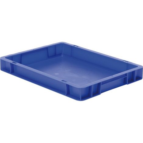 Transport-Stapelkästen, blau Maße in mm (BxTxH): 400 x 300 x 75