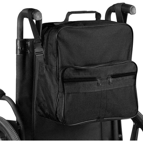 Sac de rangement portable pour fauteuil roulant, sac de rangement étanche grande capacité à suspendre à une poussette, sac à dos de voyage à plusieurs niveaux, organise les petites pièces, 353019cm, n (1/5)