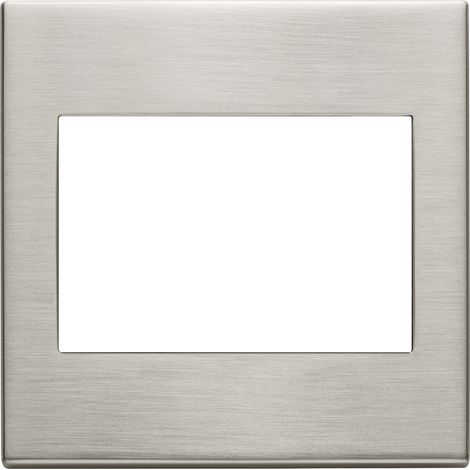 VIMAR - 22648.11 Plaque en nickel brossé 3M BS
