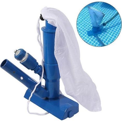 Tragbares Poolreinigungsset mit Wasserstrahl, Poolsauger und Saugkopf für Pool, Spa, Springbrunnen und Whirlpool. (1/5)