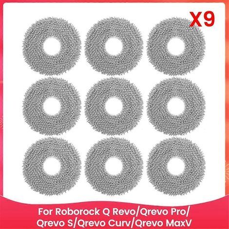 Lingettes de nettoyage pour aspirateur robot Roborock Q Revo/Qrevo Pro/Qrevo S/Qrevo Curv/Qrevo MaxV (1/5)